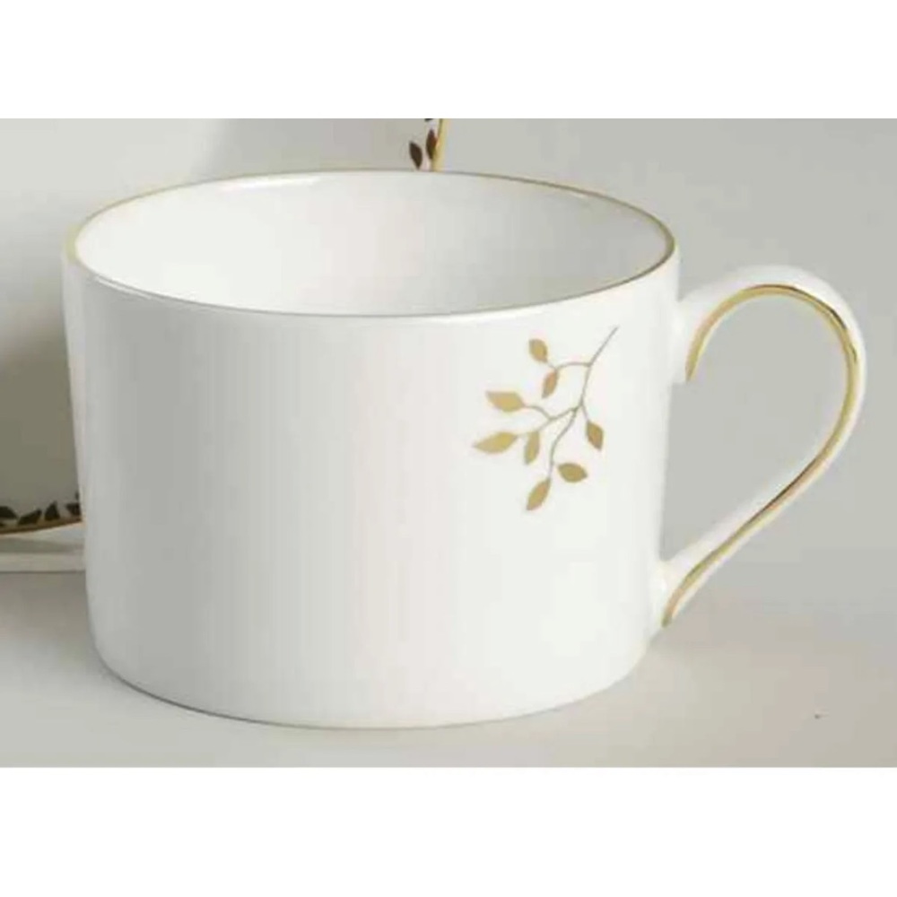 Vera Wang Wedgewood Gilded, leaf bone china set of 10